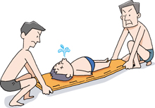 準備運動をおこたると…
