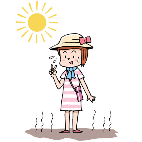 熱中症 予防女児