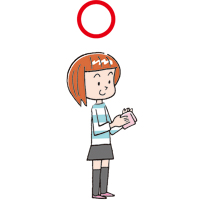 ハンカチを持とう！(良い例1)